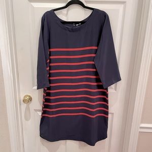 GAP striped shift dress